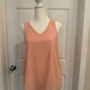 Francesca's Collections Coral Sleeveless Blouse